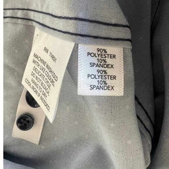 Brooklyn Brigade Slim Fit Wrinkle Resistant Cool Tech Long Sleeve Dress Shirt - Picture 11 of 12